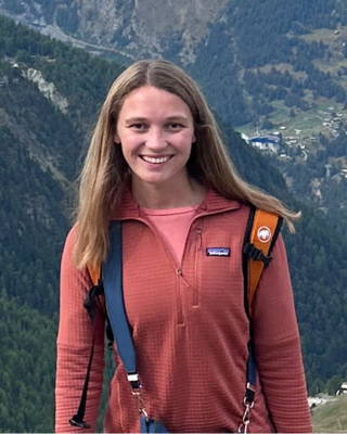 Laura hiking in Switzerland